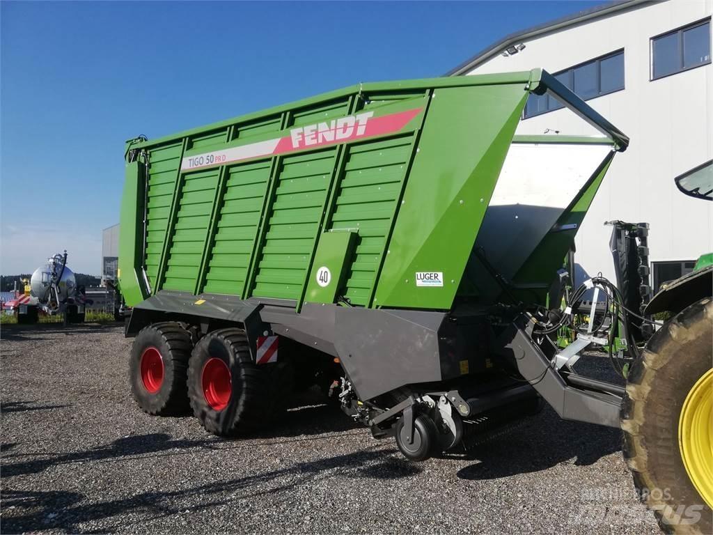 Fendt Tigo PR 50 D Keräävät noukinvaunut ja silppurivaunut