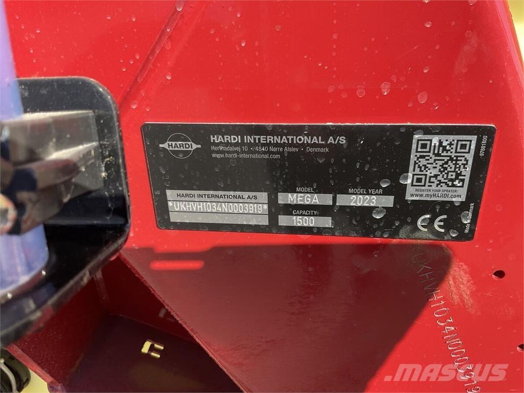 Hardi Mega 1500 Hinattavat ruiskut