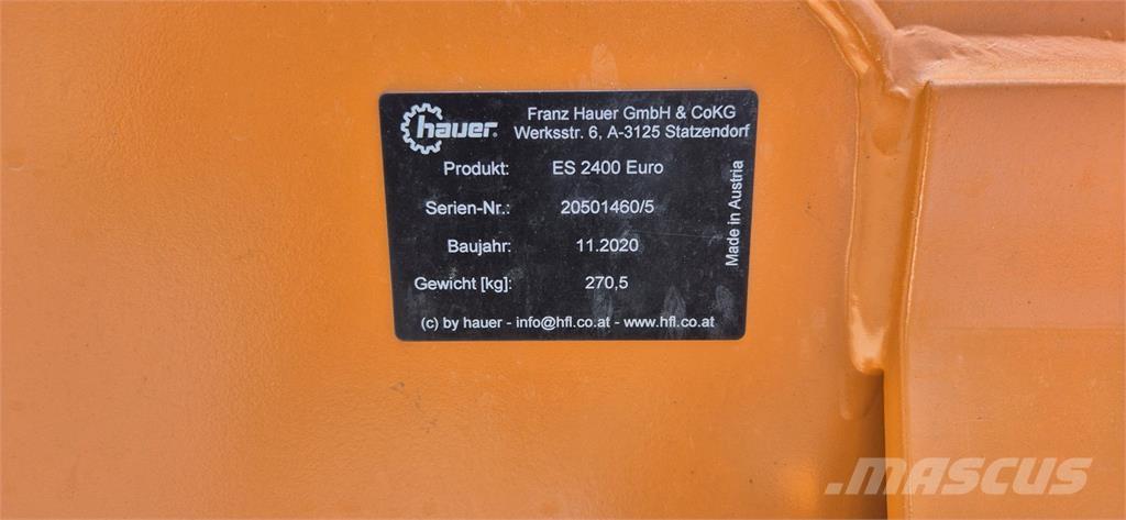 Hauer ES 2400 Lisävarusteet ja komponentit