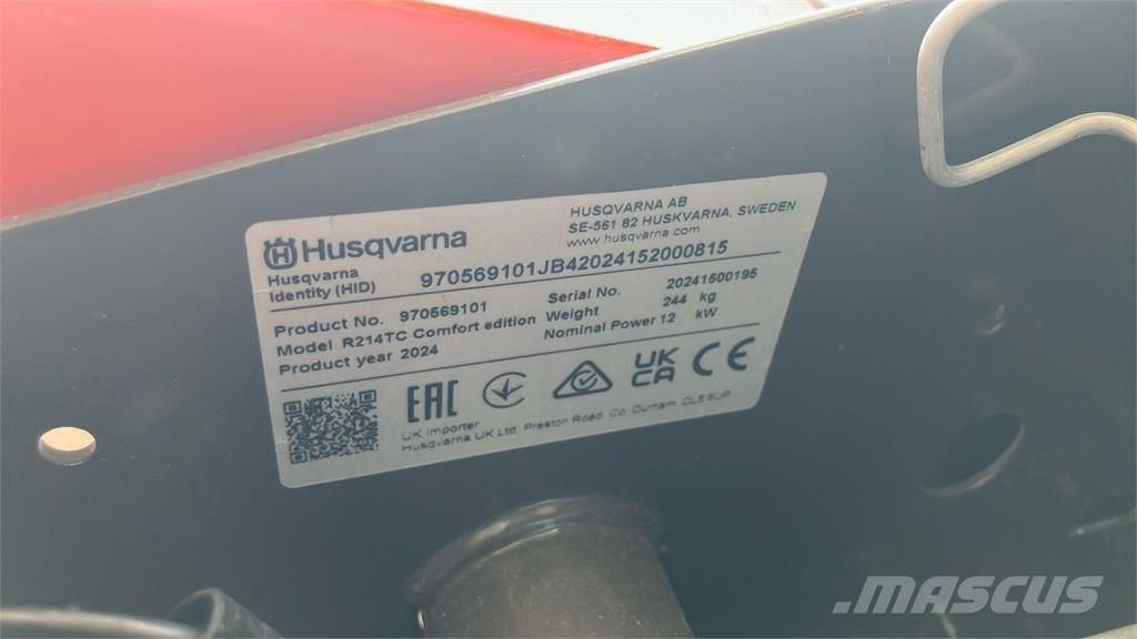 Husqvarna R 214TC Muut ympäristökoneet