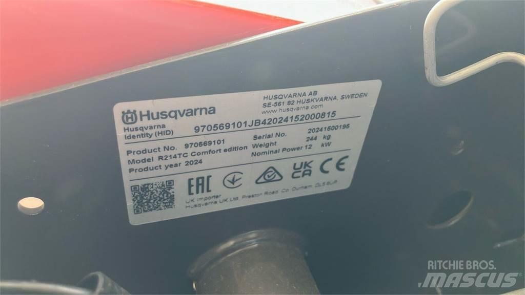 Husqvarna R 214TC Muut ympäristökoneet