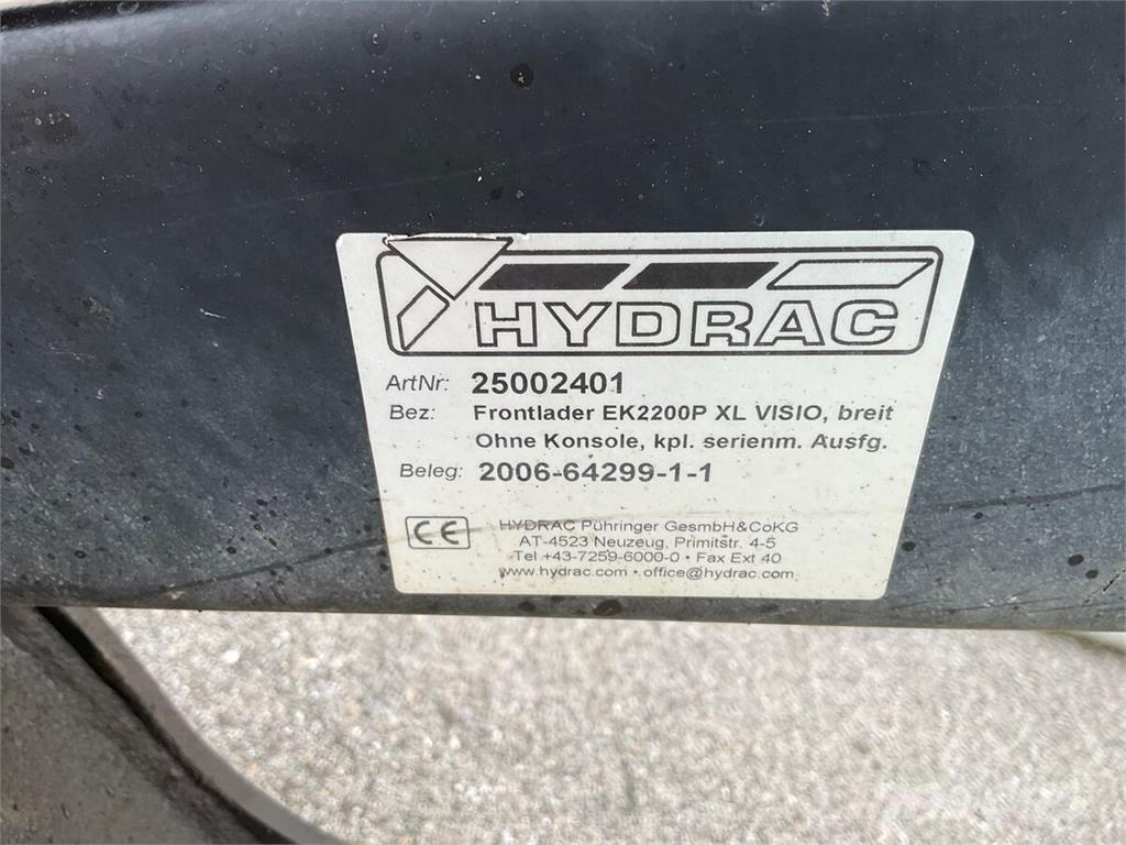 Hydrac EK 2200 P XL Etukuormaimen varusteet