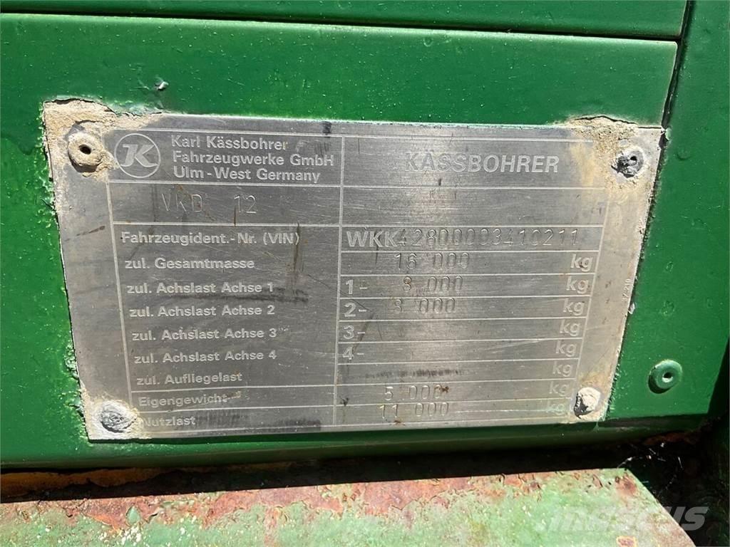 Kässbohrer VKD 12 Tipper trailers