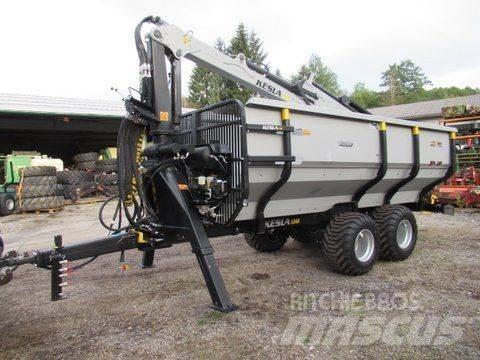 Kesla 124H + 305T Metsäperävaunut
