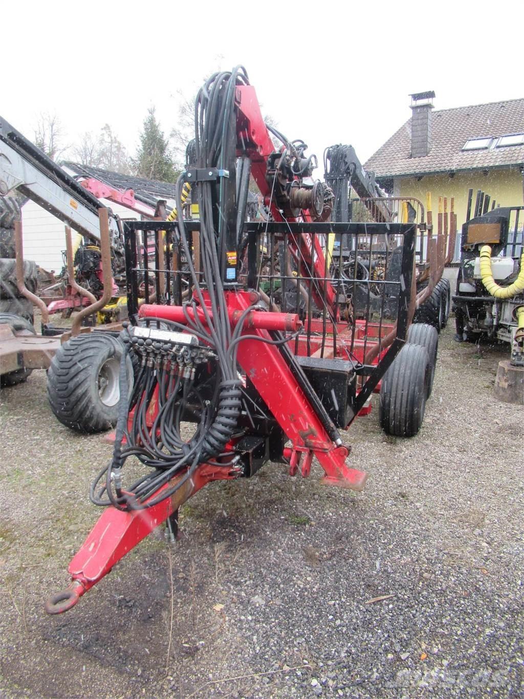 Kesla 2300 + 425 Patu Metsäperävaunut