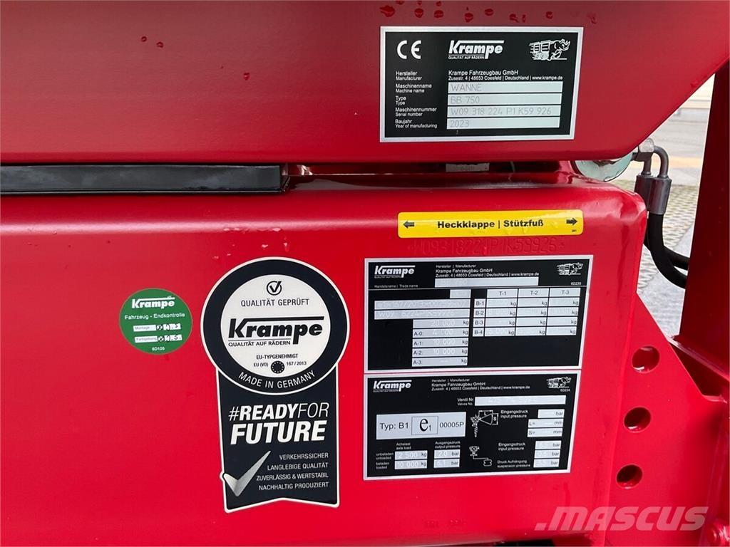 Krampe BigBody 750 Muut perävaunut