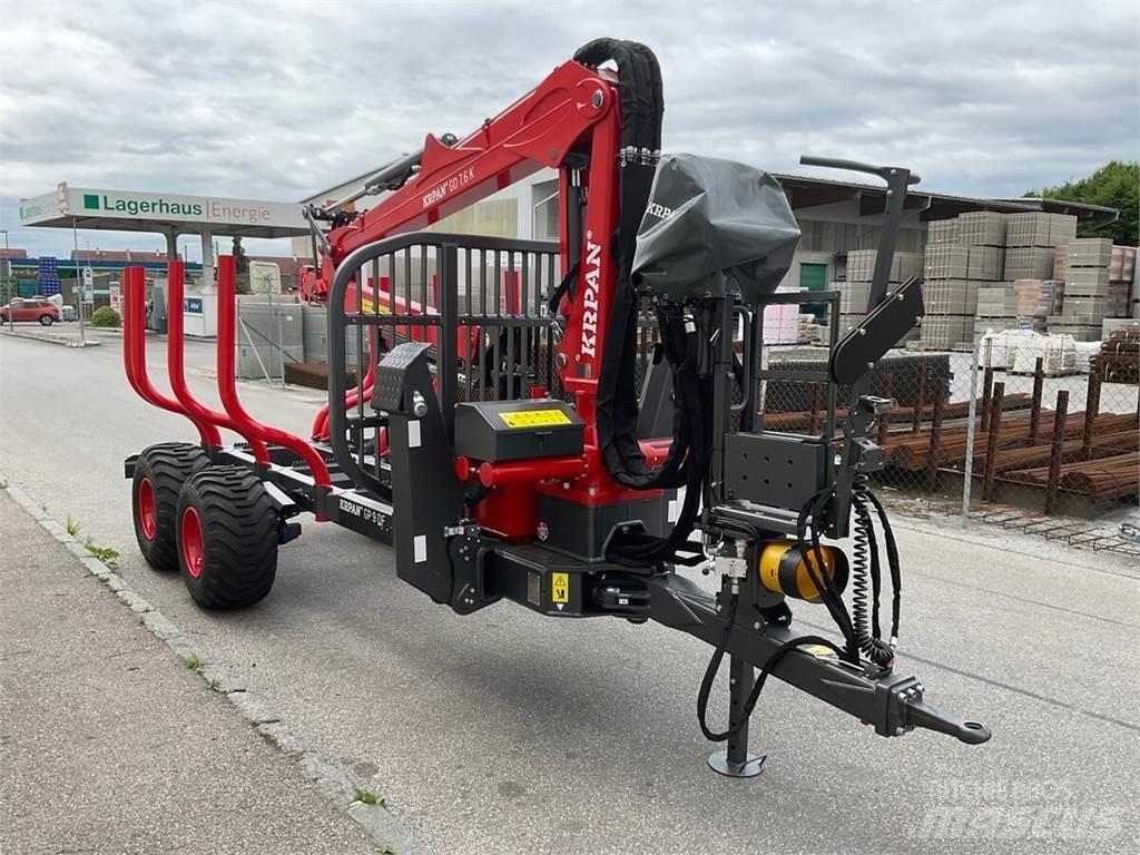 Krpan GP 9 DF Metsäperävaunut