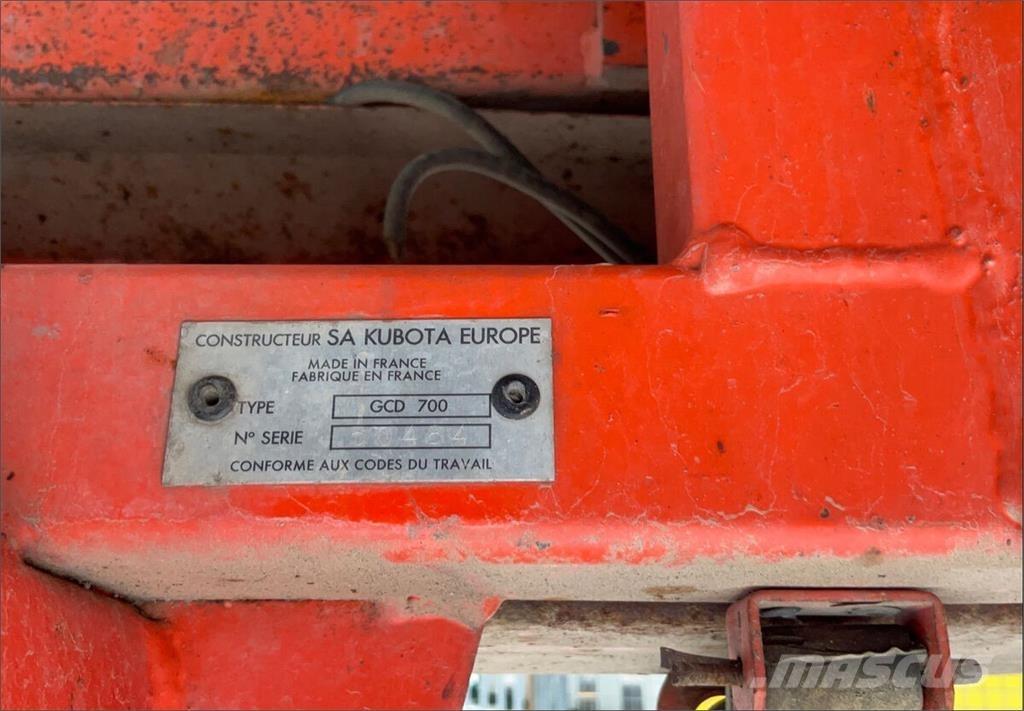 Kubota GCD 700 Muut ympäristökoneet