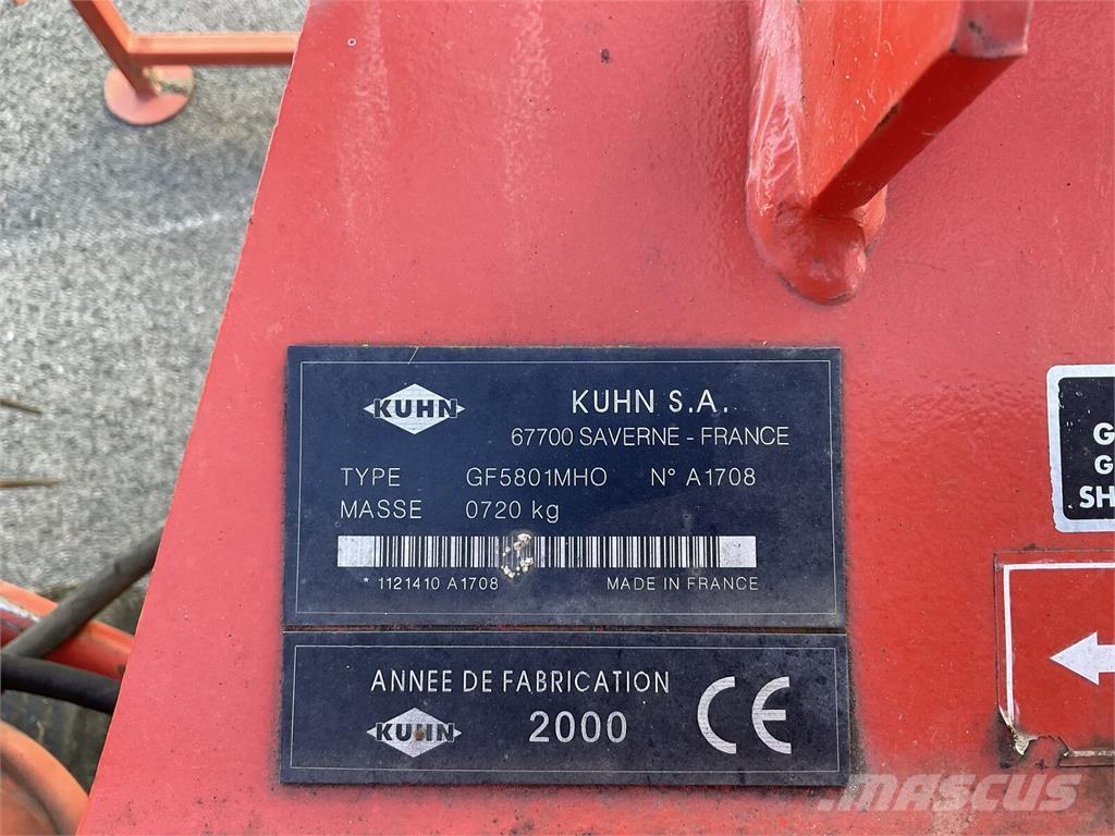 Kuhn GF 5801 MHO Pöyhimet ja haravat