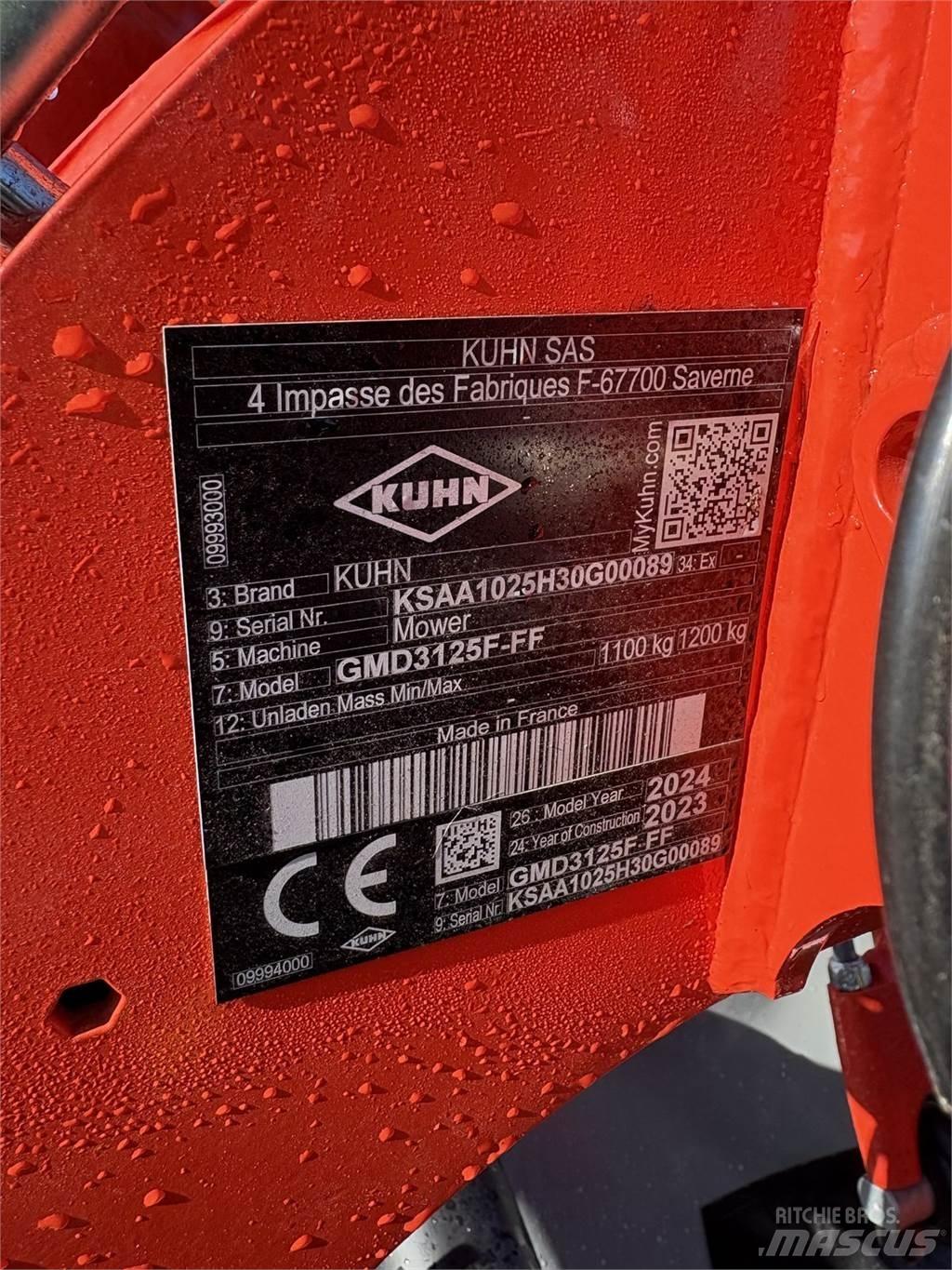 Kuhn GMD 3125 F - FF Niittokoneet