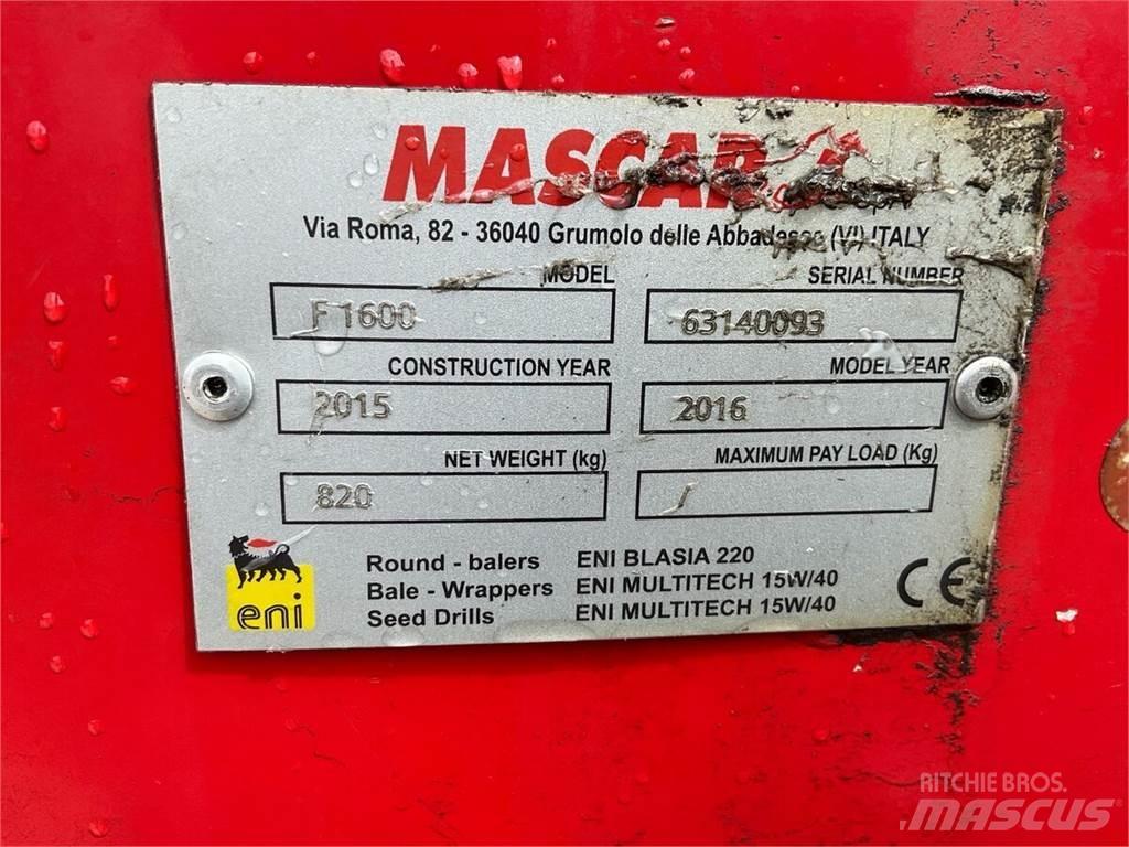 Mascar F1600 Muut heinä- ja tuorerehukoneet