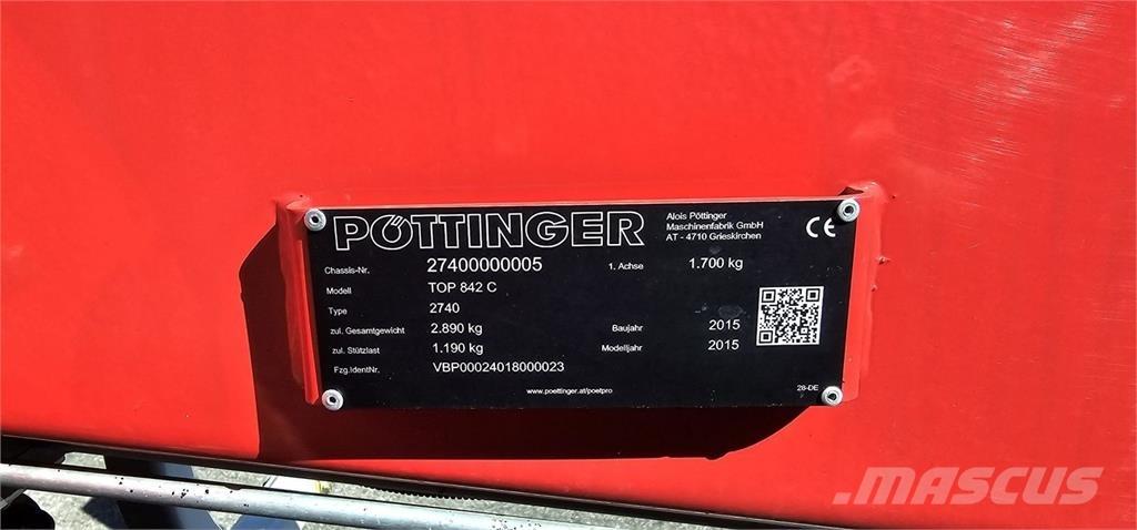 Pöttinger TOP 842C Swather-niittokoneet