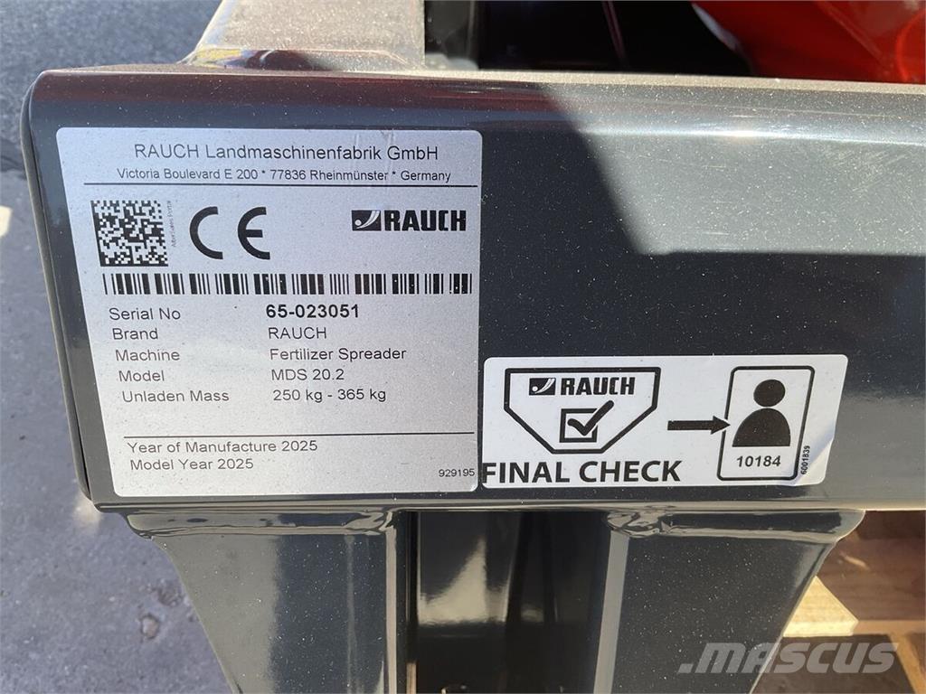 Rauch MDS 20.2 Muut lannoituskoneet ja lisävarusteet