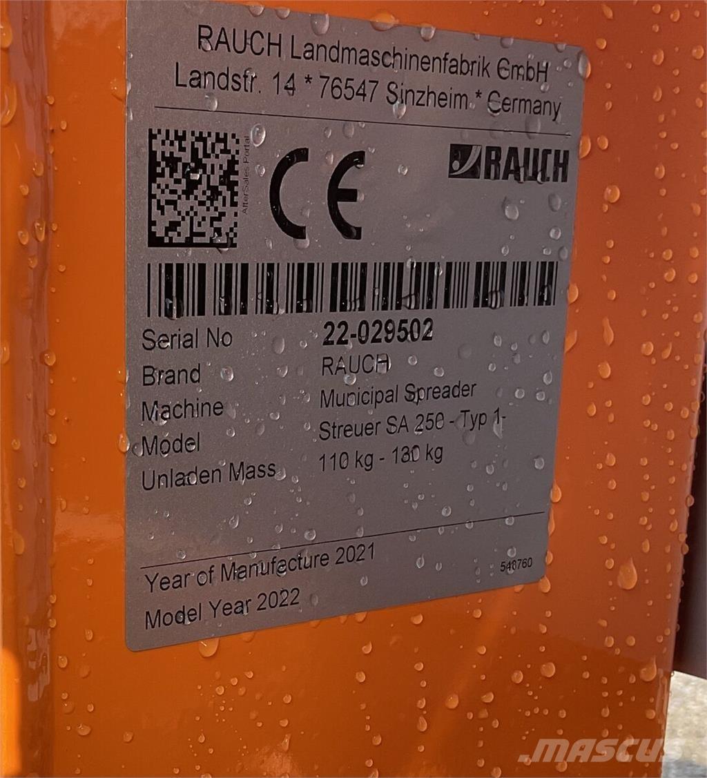 Rauch SA 250 Muut ympäristökoneet