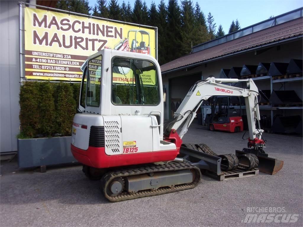 Takeuchi TB125 Minikaivukoneet < 7t