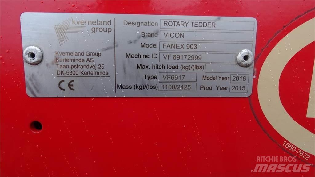 Vicon Fanex 903 Pöyhimet ja haravat