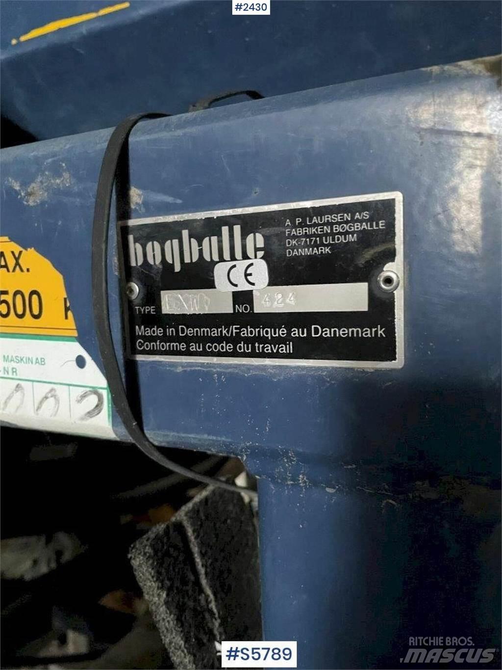 Bogballe EXW 1000 Muut lannoituskoneet ja lisävarusteet
