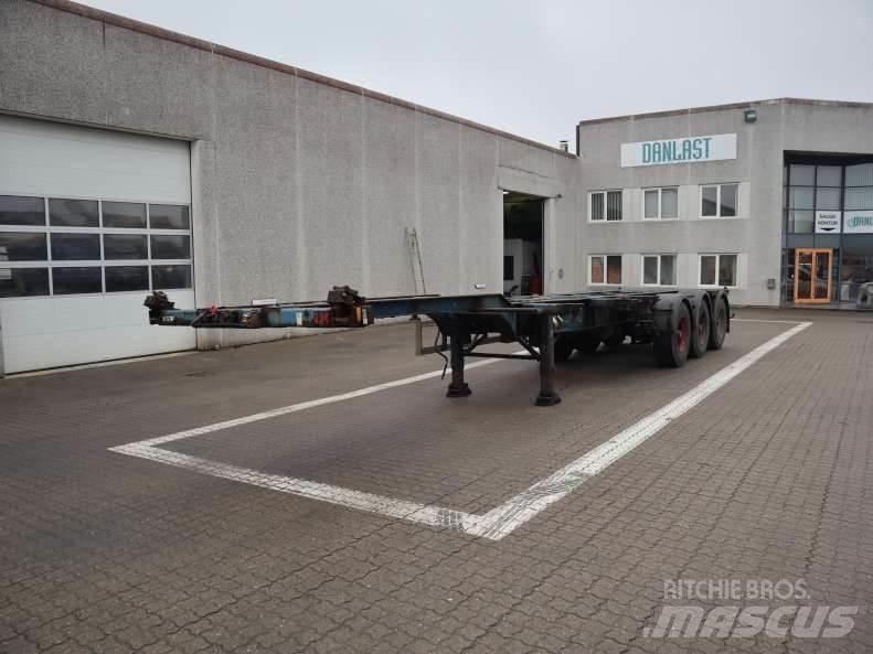 HFR Containerchassis Konttipuoliperävaunut