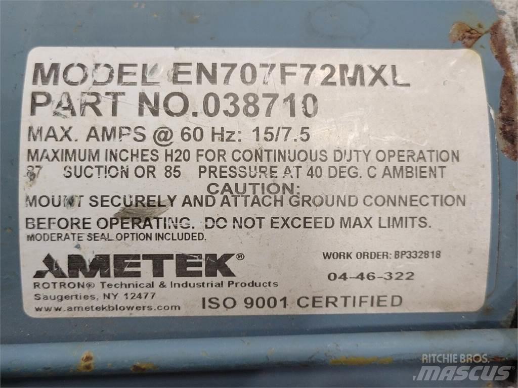  AMETEK EN707F72MXL Muut