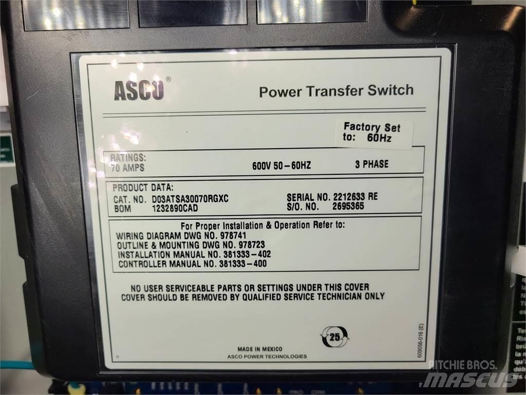 Asco D03ATSA30070RGXC Muut koneet
