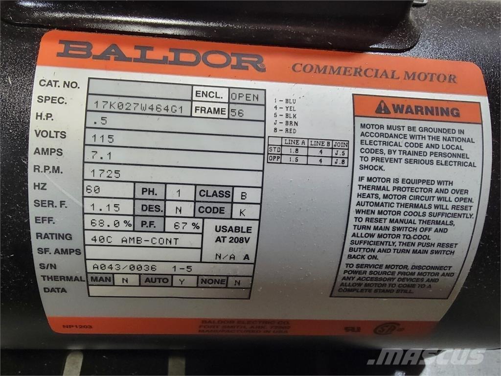 Baldor 17K027W464G1 Teollisuusmoottorit