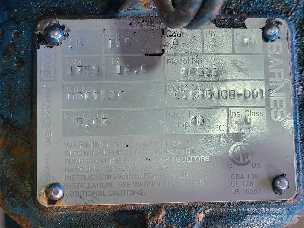  BARNES SE511 Vesipumput
