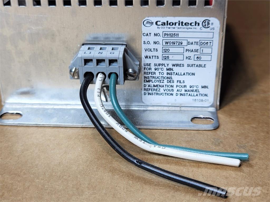  CALORITECH PH1251T1 Lämmitys- ja sulatuslaitteet