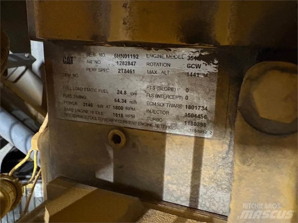 CAT 3516B Dieselgeneraattorit