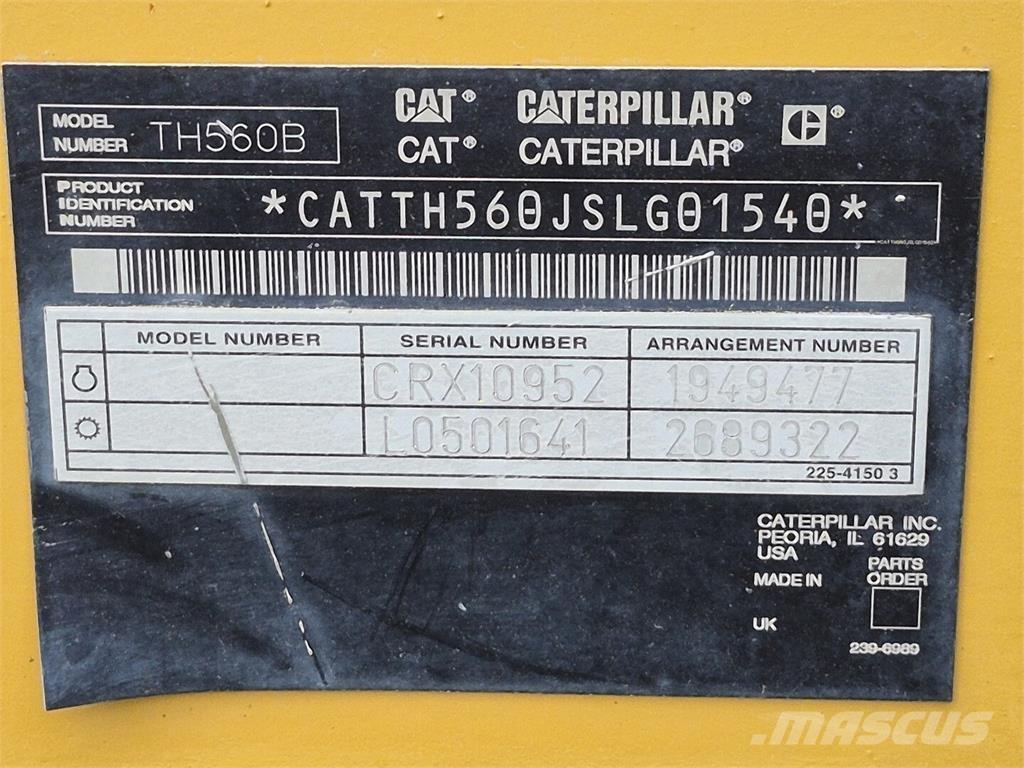 CAT TH560B Maatalouskurottajat