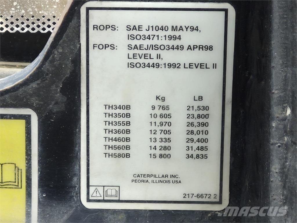CAT TH560B Maatalouskurottajat