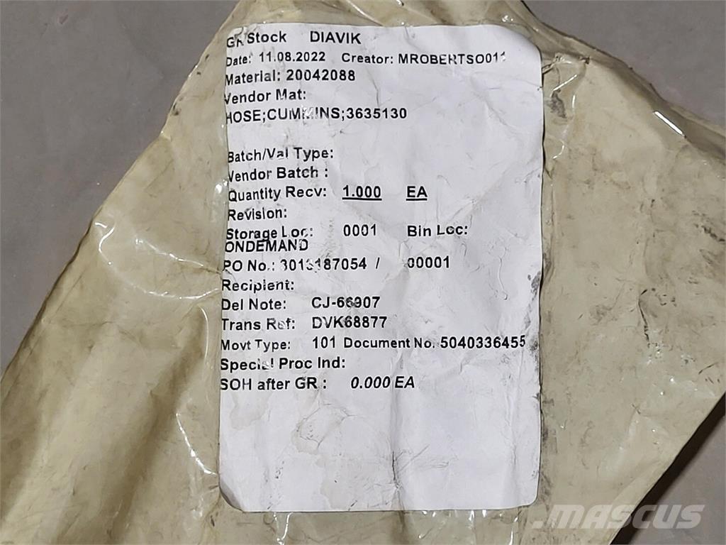 Cummins 3635130 Muut