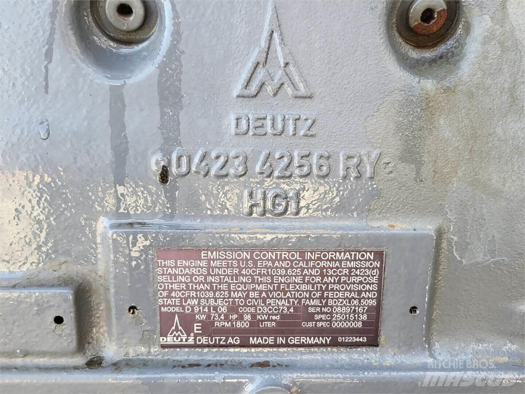 Deutz D914L06 Dieselgeneraattorit