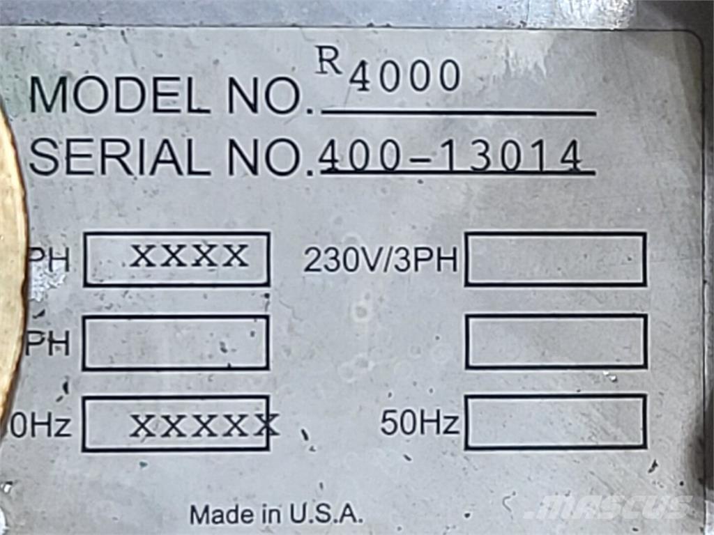  DYNAFLUX R4000 Lämmitys- ja sulatuslaitteet