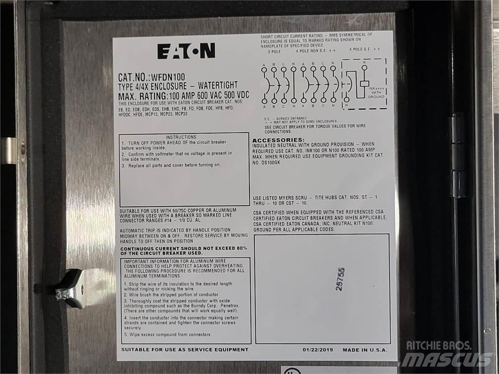 Eaton WFDN100 Muut koneet