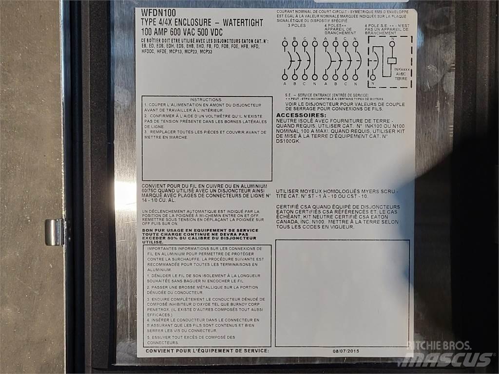 Eaton WFDN100 Muut koneet