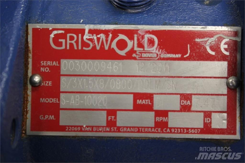  GRISWOLD S-AB-10020 Vesipumput