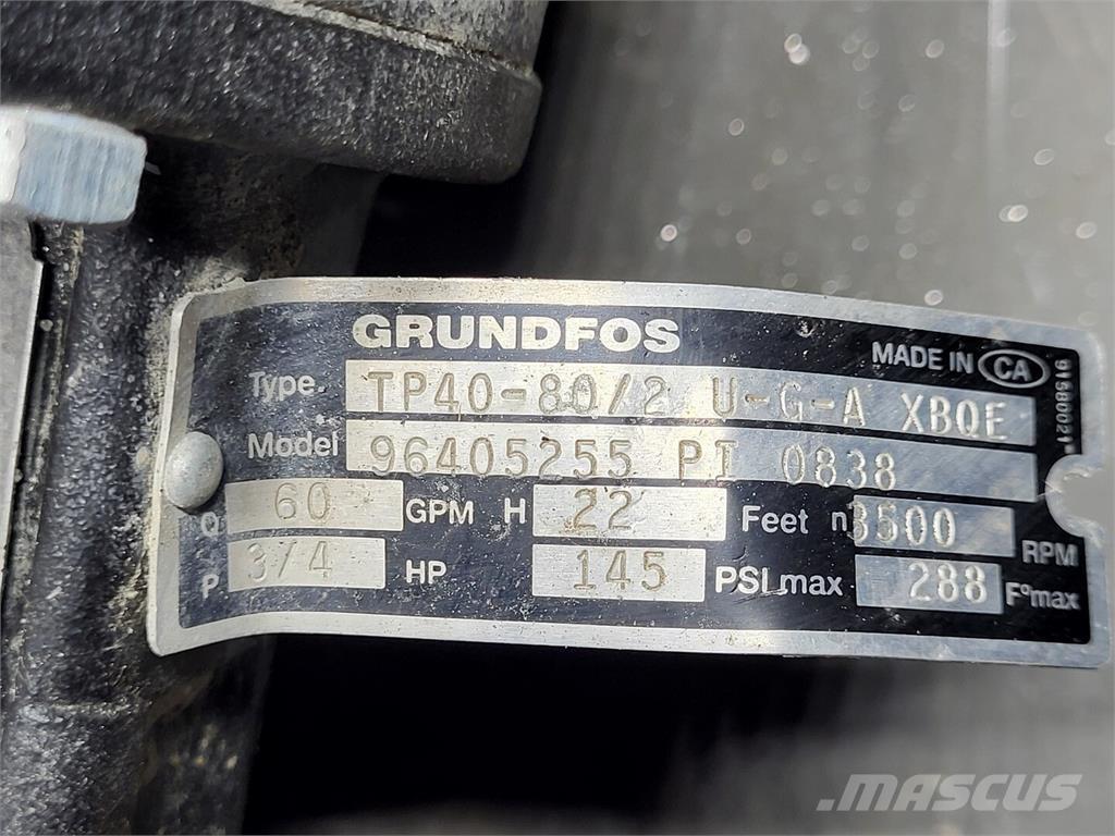 Grundfos 96405255 Vesipumput