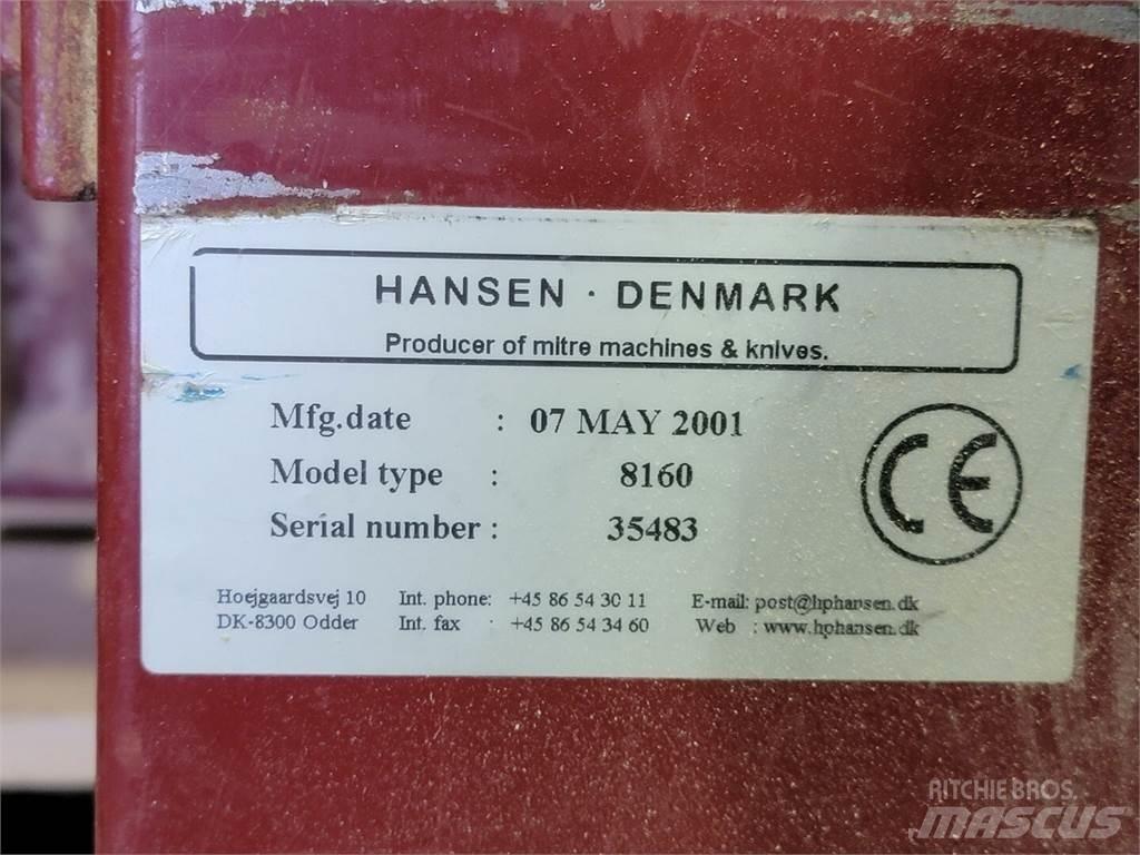 Hansen 8160 Muut koneet