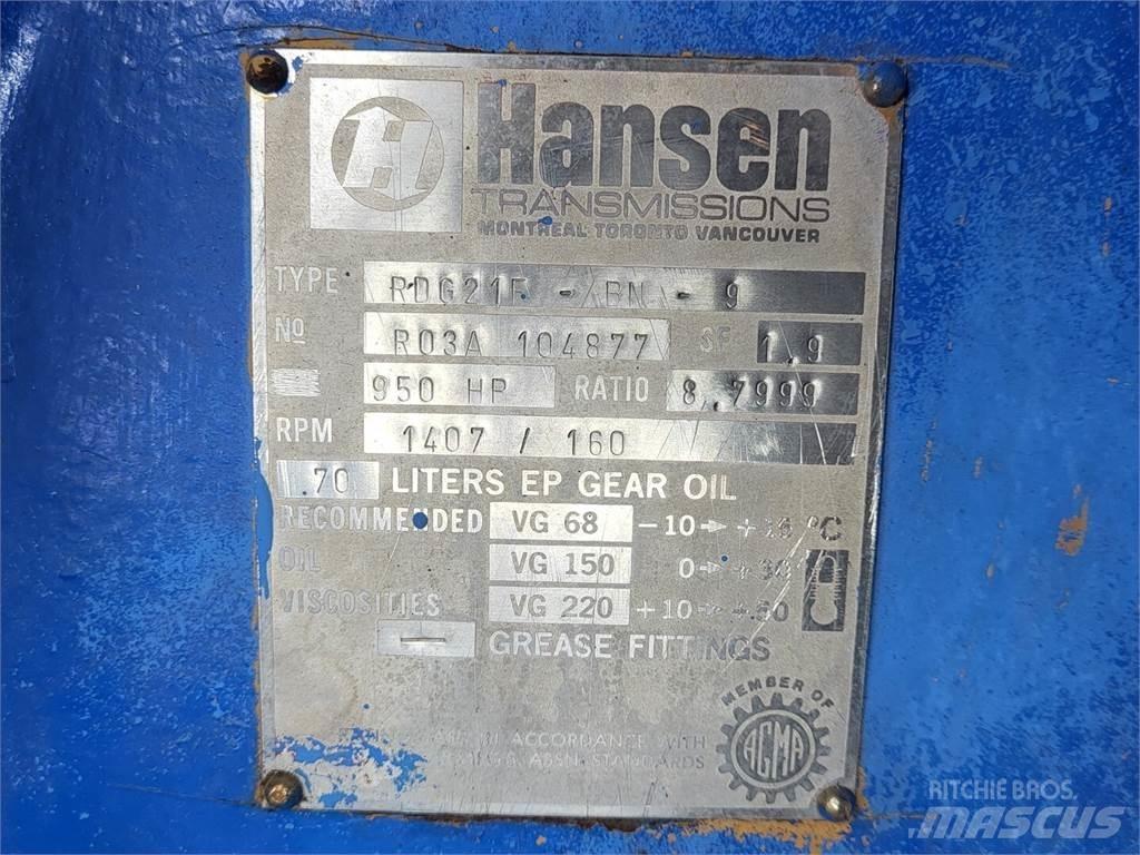 Hansen RDG21F-BN-9 Muut koneet