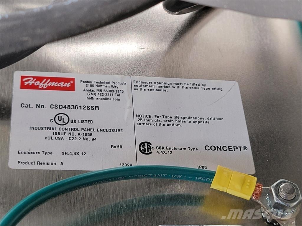 Hoffman CSD483612SSR Muut koneet