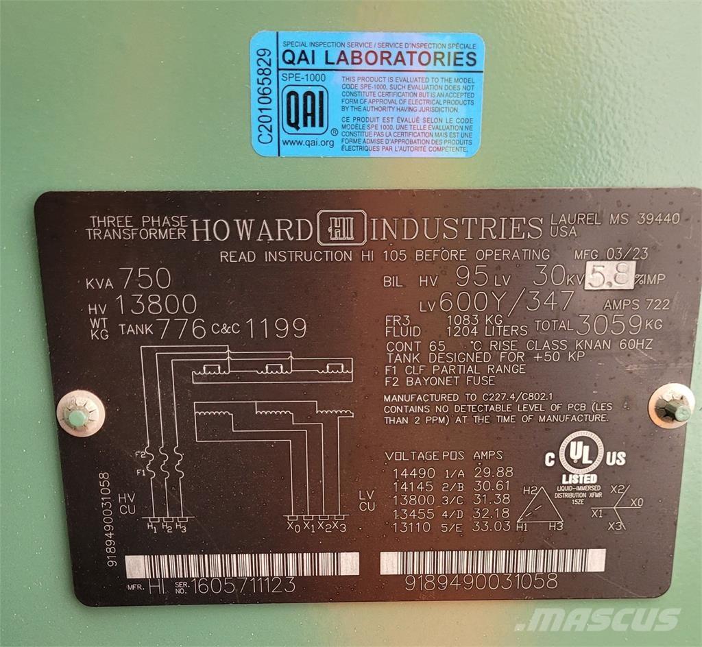 Howard INDUSTRIES Muut koneet