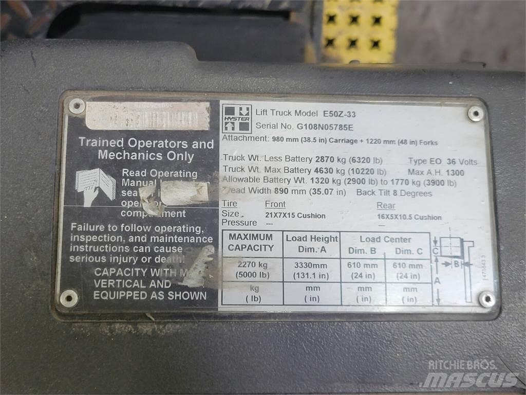 Hyster E50Z-33 Muut koneet