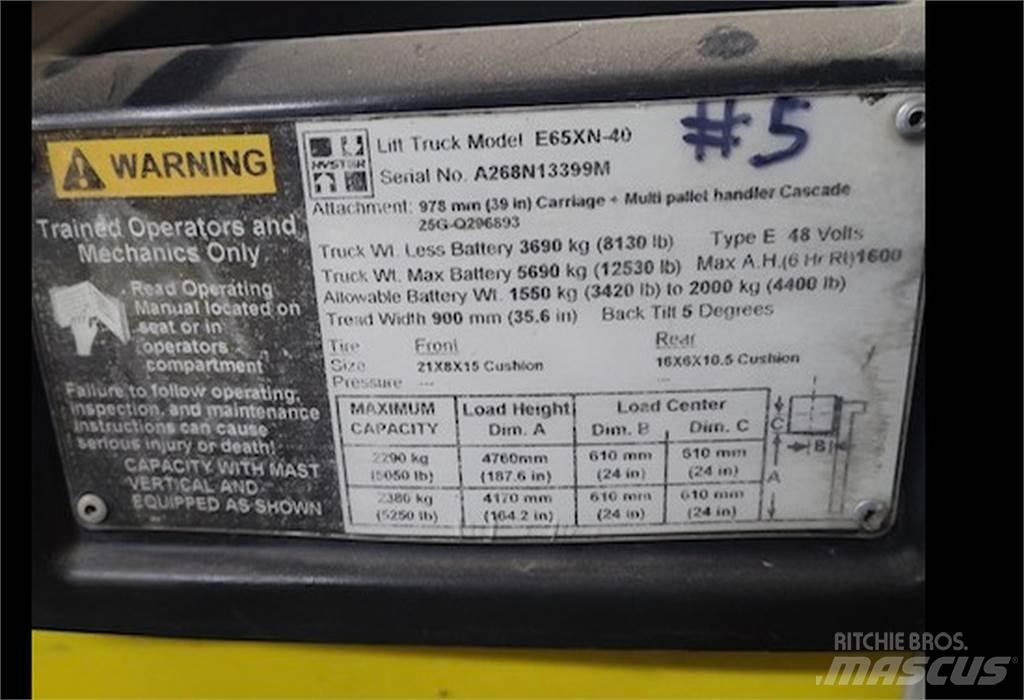 Hyster E65XN-40 Muut koneet