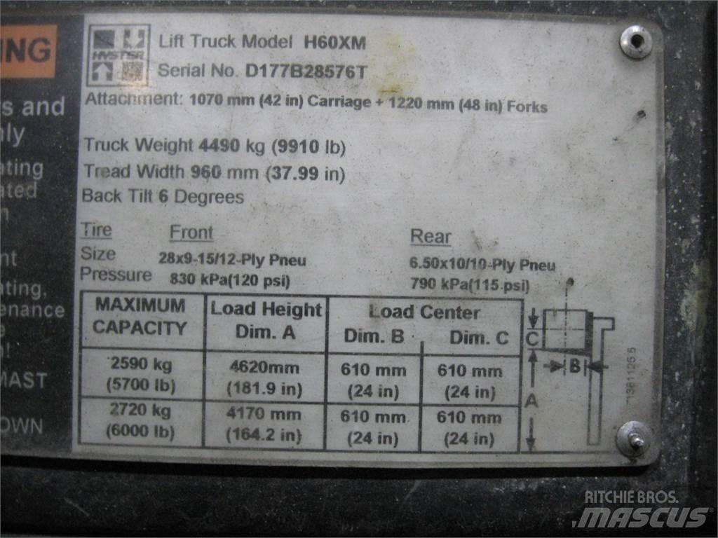 Hyster H60XM Muut koneet