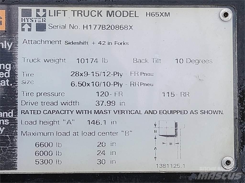Hyster H65XM Muut koneet