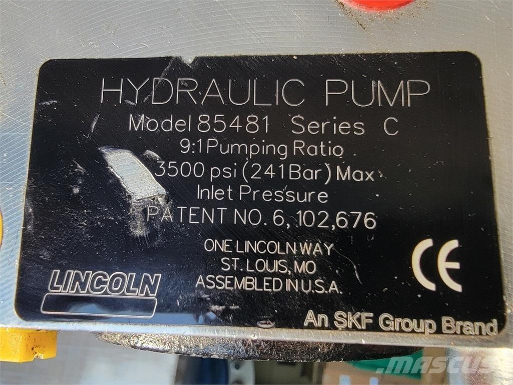 Lincoln 85481 Vesipumput