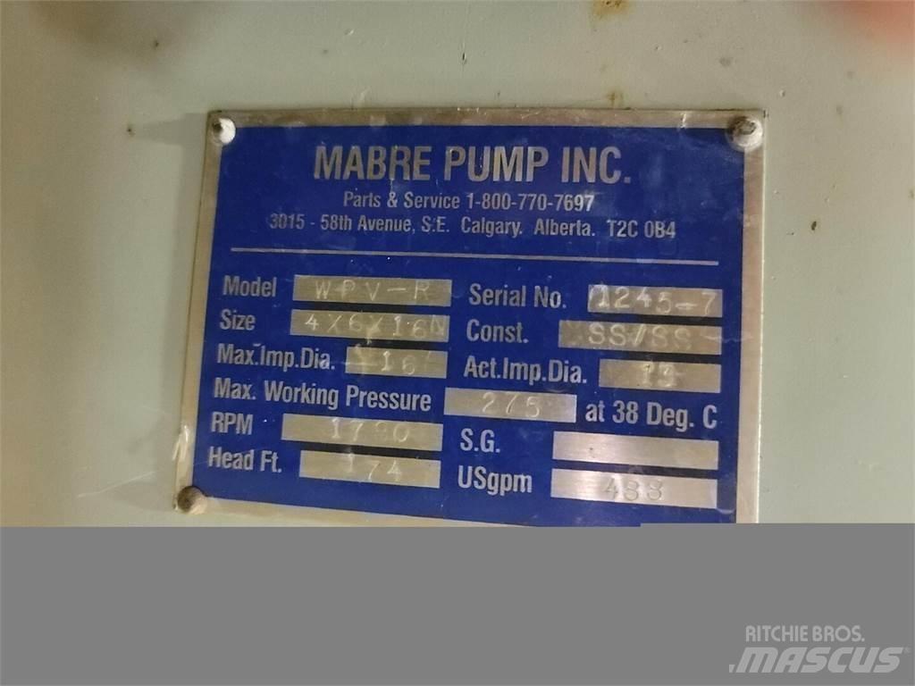  MABRE PUMP WPV-R Vesipumput