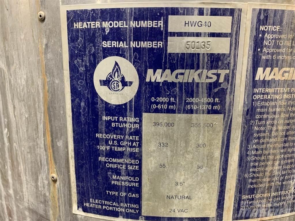  MAGIKIST HWG40 Lämmitys- ja sulatuslaitteet