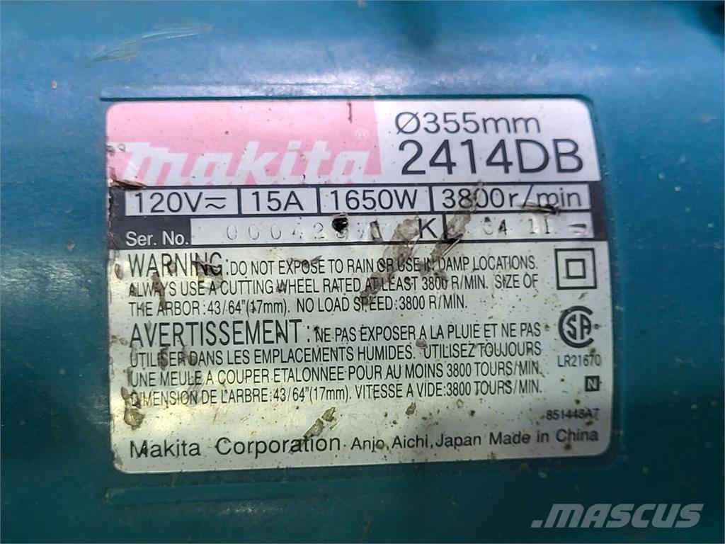 Makita 2414DB Muut koneet