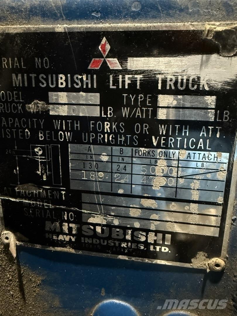 Mitsubishi FGC25 Muut koneet